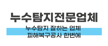 부산 누수탐지·피해복구공사 전문